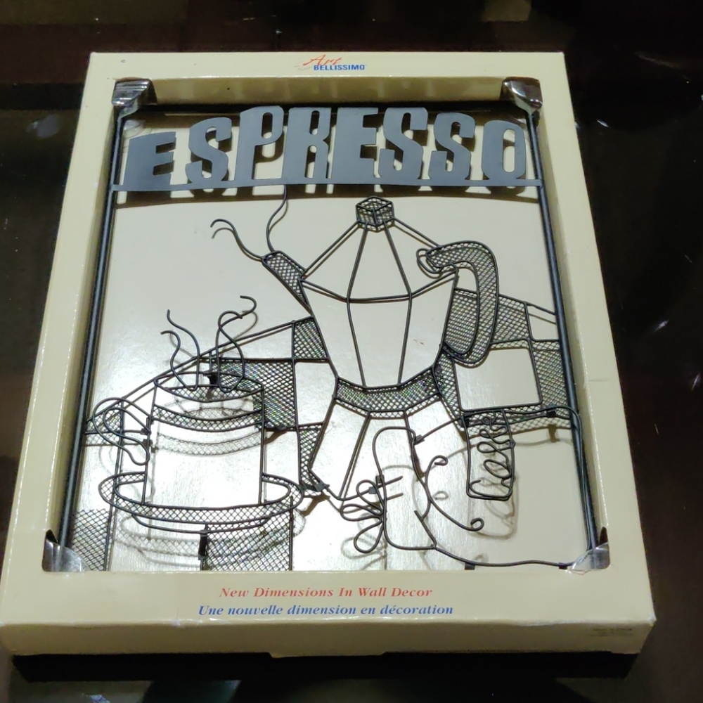Art bellissimo metal kitchen art decor